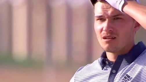 Rasmus Hojgaard hits LUCKIEST SHOT OF THE YEAR at Ras al Khaimah Championship